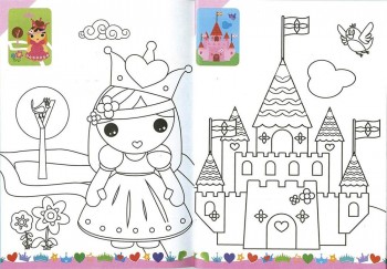 TODOLIBRO PINTA, PEGA, MONTA Y JUEGA PRINCESAS