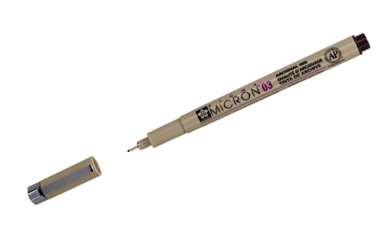 SAKURA ROTULADOR CALIBRADO PIGMA MICRON 03 PUNTA 0,35 MM NEGRO
