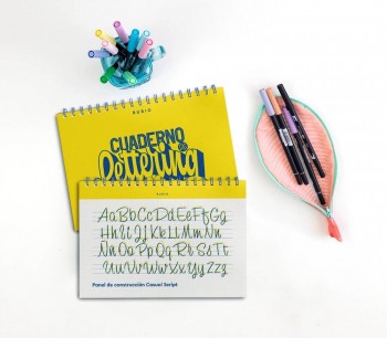 CUADERNO DE LETTERING RUBIO