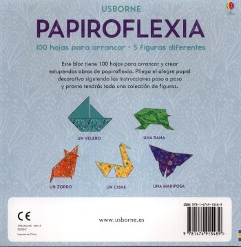 CUADERNO 100 HOJAS PARA PAPIROFLEXIA