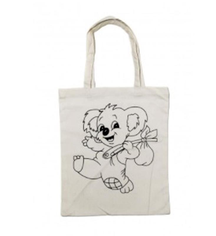 BOLSA DE ALGODÓN KOALA 27X32 CM