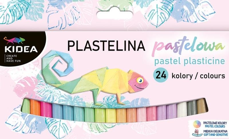 KIDEA SET DE PLASTILINAS SURTIDO 24 COLORES PASTEL