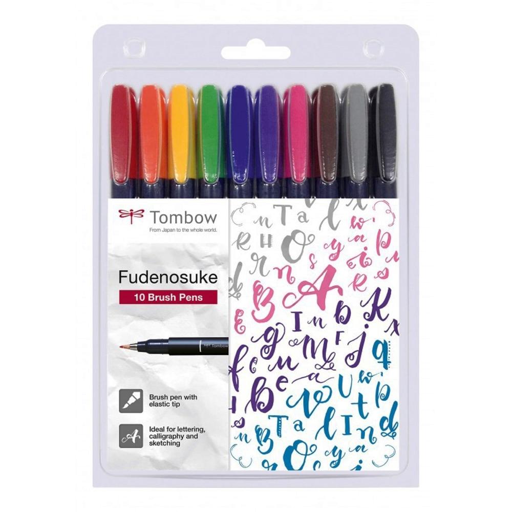 TOMBOW FUDENOSUKE SET 10 ROTULADORES
