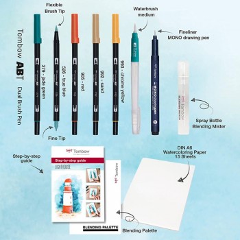 TOMBOW WATERCOLORING SET SEASIDE