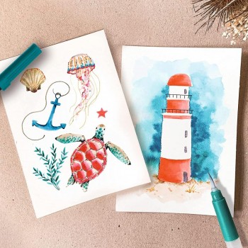 TOMBOW WATERCOLORING SET SEASIDE