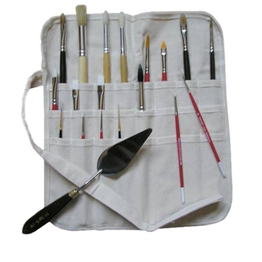 ARTIS DECOR PORTAPINCELES DE ALGODÓN BLANCO 29X32 CM