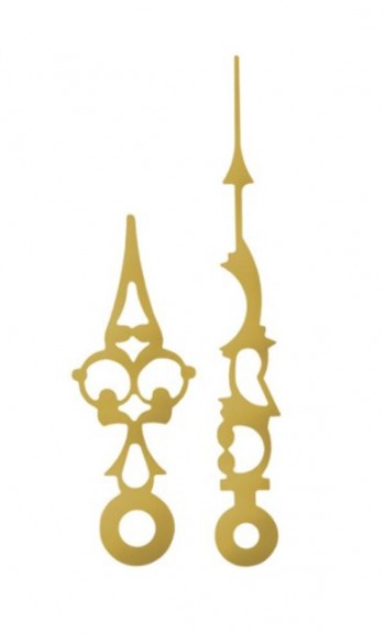 ARTIS DECOR DÚO AGUJAS CLÁSICAS PARA RELOJ (NEGRO O DORADO)