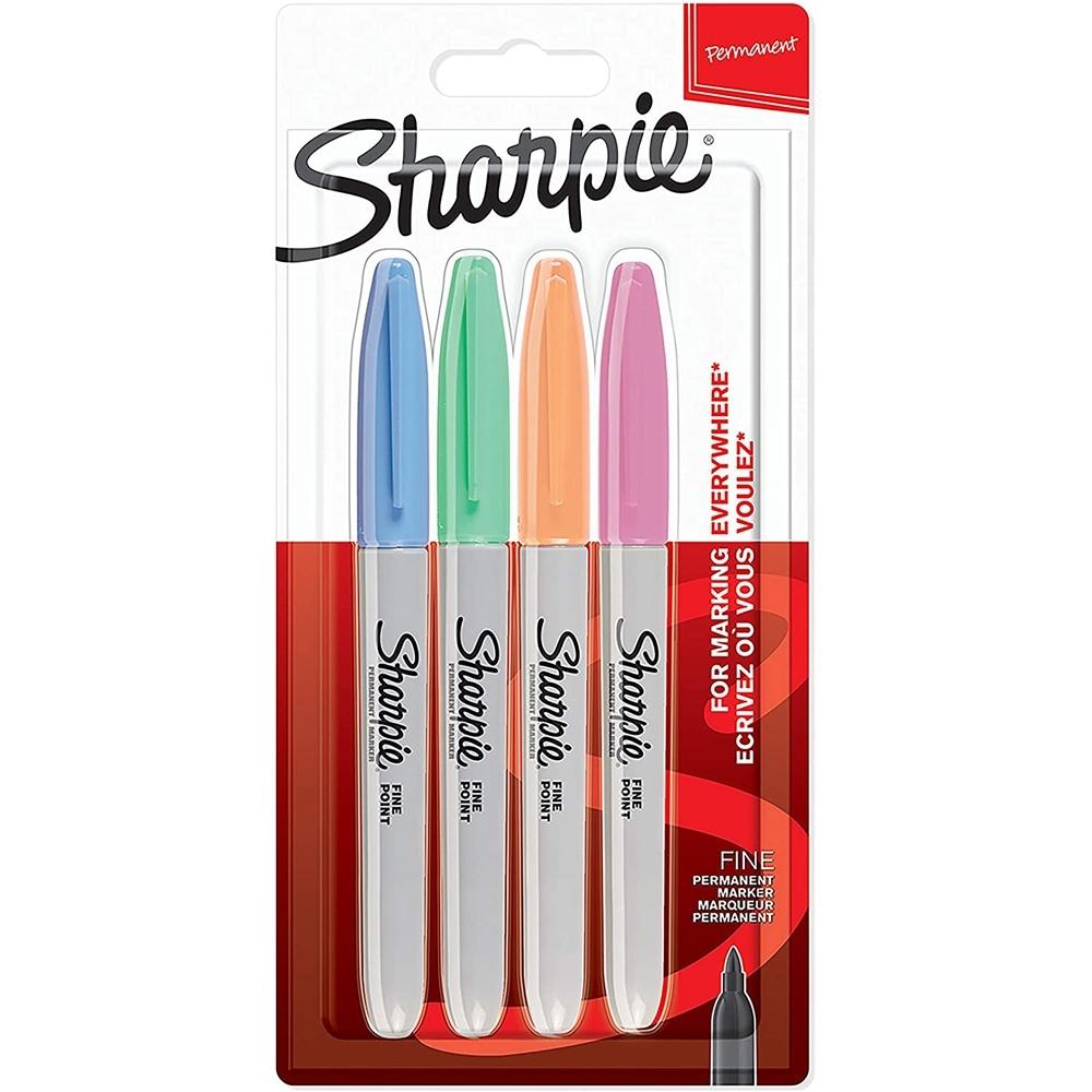 SHARPIE BLÍSTER 4 ROTULADORES PERMANENTES COLORES PASTEL