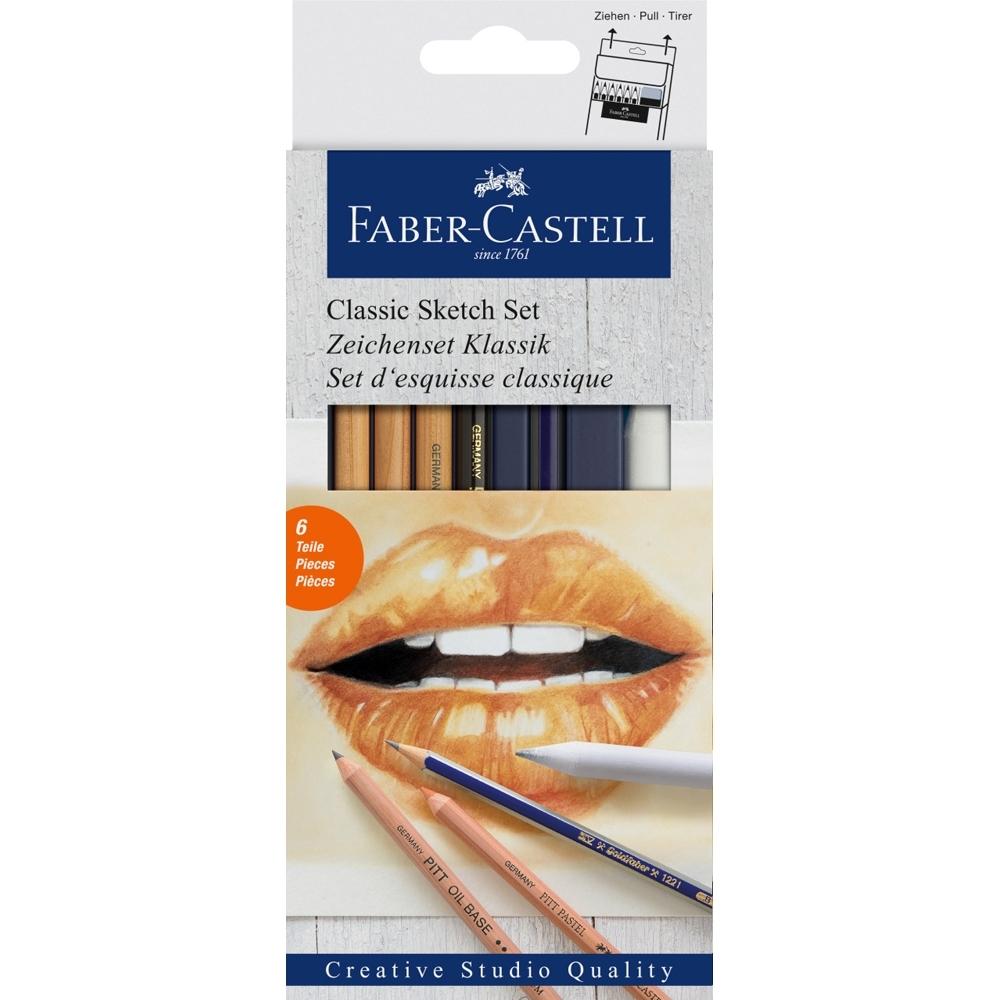 FABER-CASTELL SET PARA DISEÑO CREATIVE STUDIO (6 PIEZAS)