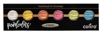 COLIRO SETS 6 ACUARELAS PEARLCOLORS