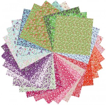 AVENUE MANDARINE PAPEL PARA ORIGAMI LIBERTY 60 HOJAS 20 X 20 CM