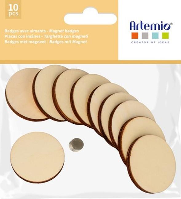 PACK 10 PLACAS DE MADERA CON IMANES