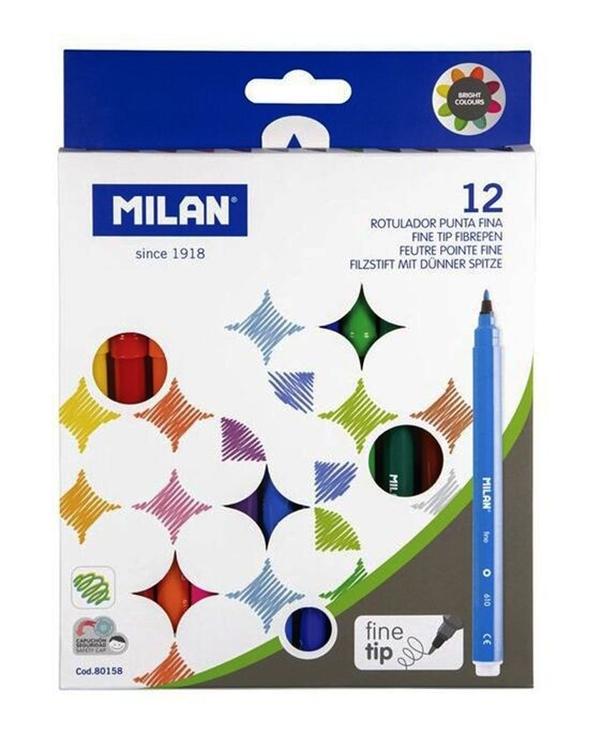 MILAN ESTUCHE ROTULADORES PUNTA FINA 2 MM