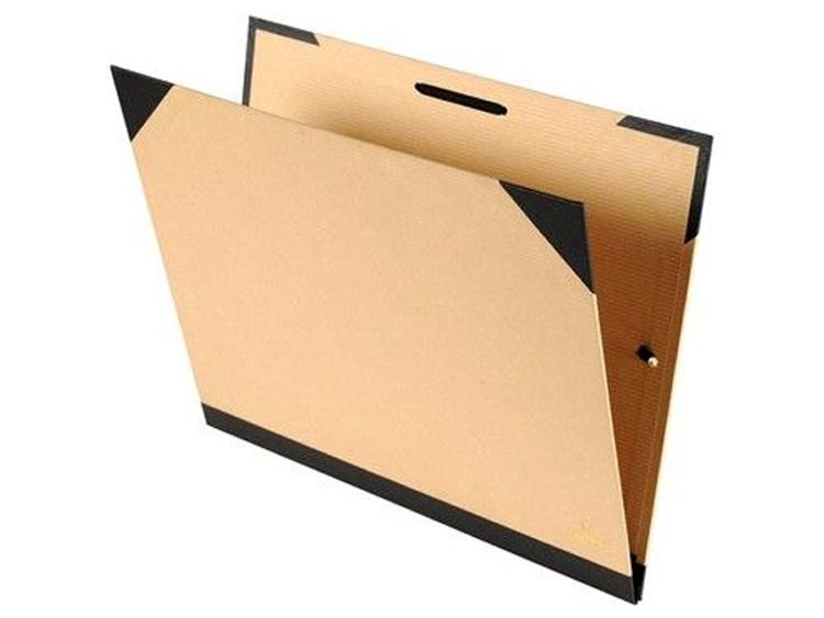 CANSON CARPETA DIBUJO TENDENCE KRAFT CON CIERRE DE GOMAS 32 X 45 CM