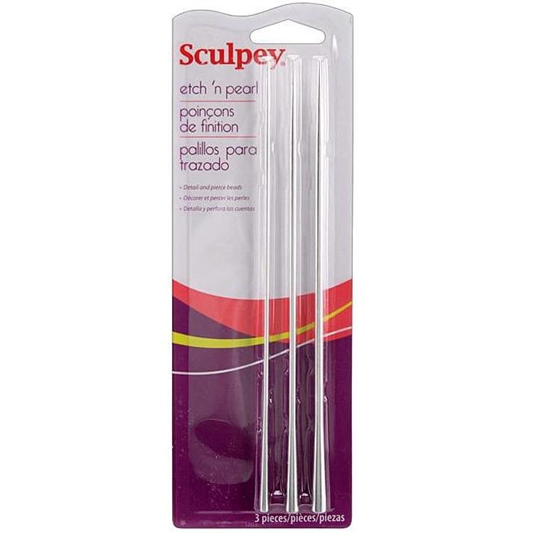 SCULPEY SET PALILLOS PARA TRAZADO EN ARCILLA Y PERLA