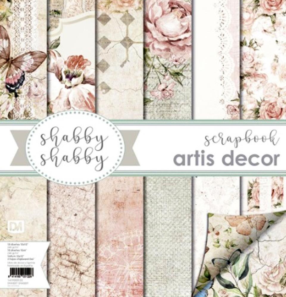 ARTIS DECOR COLECCIÓN PAPEL SCRAP SHABBY SHABBY