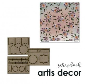 ARTIS DECOR COLECCIÓN PAPEL SCRAP COMUNIÓN ROSE