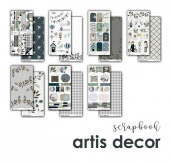 ARTIS DECOR COLECCIÓN PAPEL SCRAP COMUNIÓN BLUE
