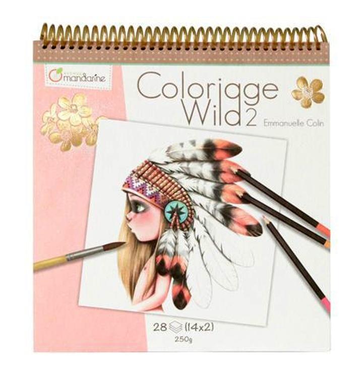 AVENUE MANDARINE CUADERNOS DE COLOREAR WILD (VARIOS MODELOS)