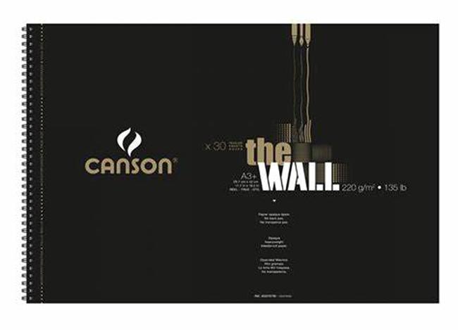 CANSON THE WALL BLOC DE DIBUJO PARA ROTULADOR 30H 220 GR. A3