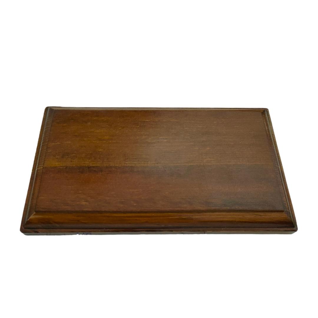PEANAS DE MADERA RECTANGULARES BARNIZADAS (VARIOS TAMAÑOS)