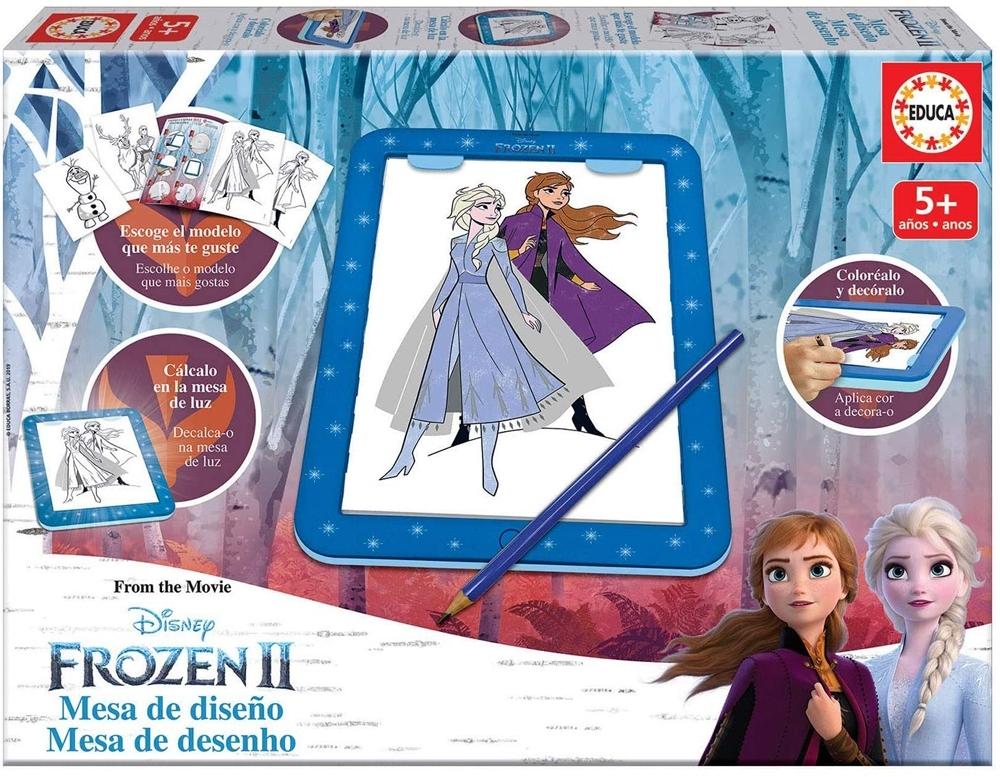 JUEGO MESA LUZ DISEÑO FROZEN 2