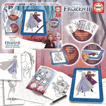 JUEGO MESA LUZ DISEÑO FROZEN 2