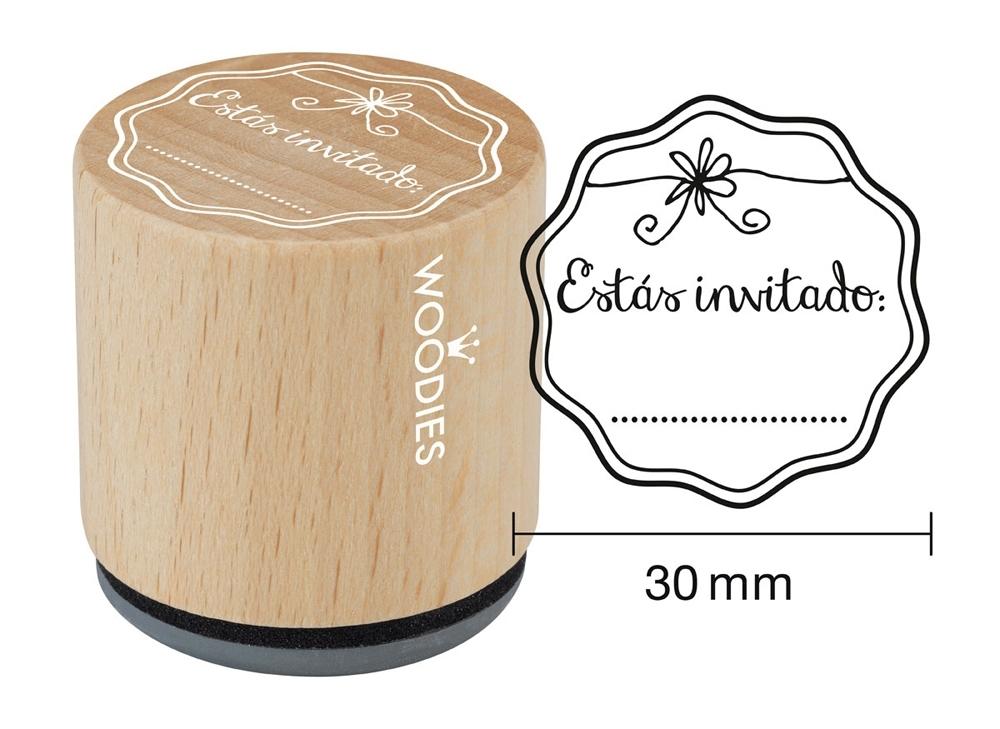 SELLO MADERA Y CAUCHO 33X30 MM (VARIOS MODELOS)
