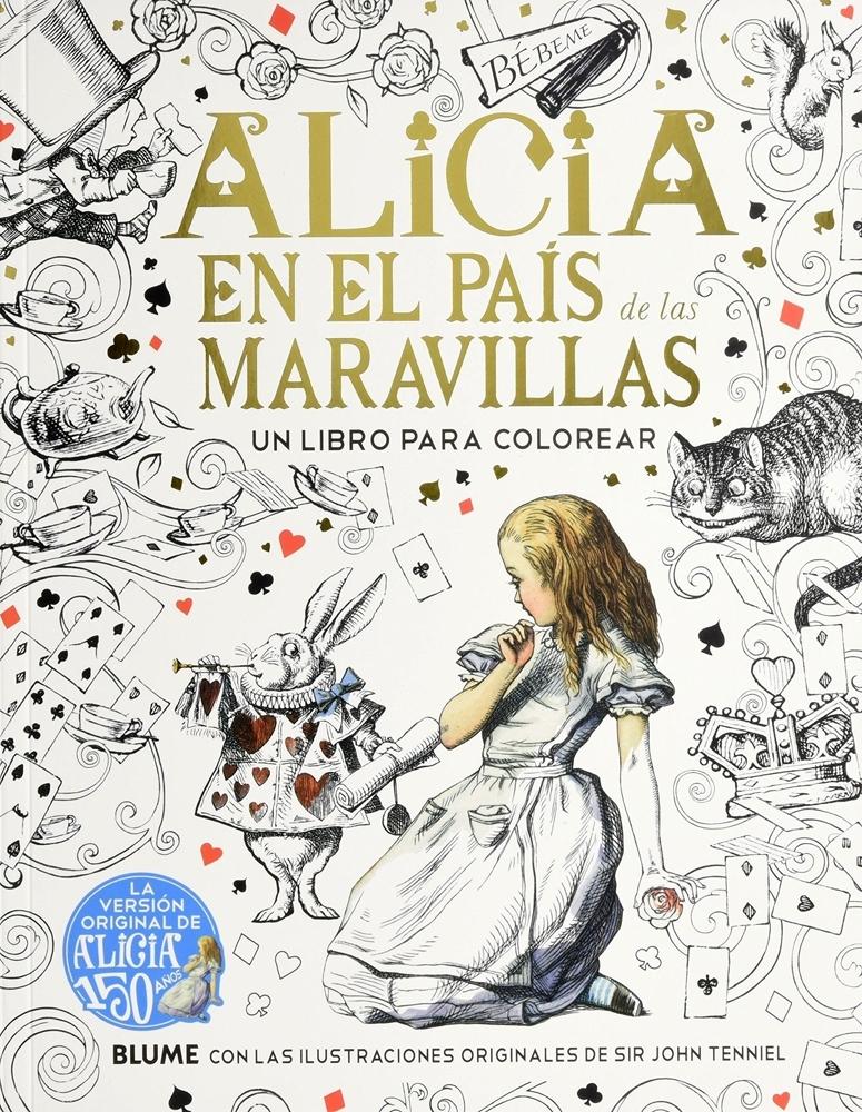 ALICIA EN EL PAÍS DE LAS MARAVILLAS COLOREAR