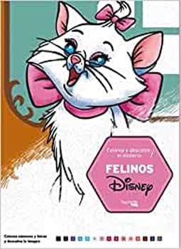 COLOREA Y DESCUBRE EL MISTERIO FELINOS DISNEY