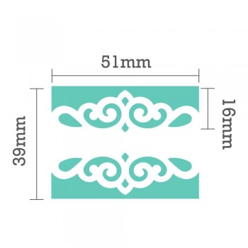 ARTIS DECOR TROQUEL BORDE CENEFA PAD-251, 51X39MM