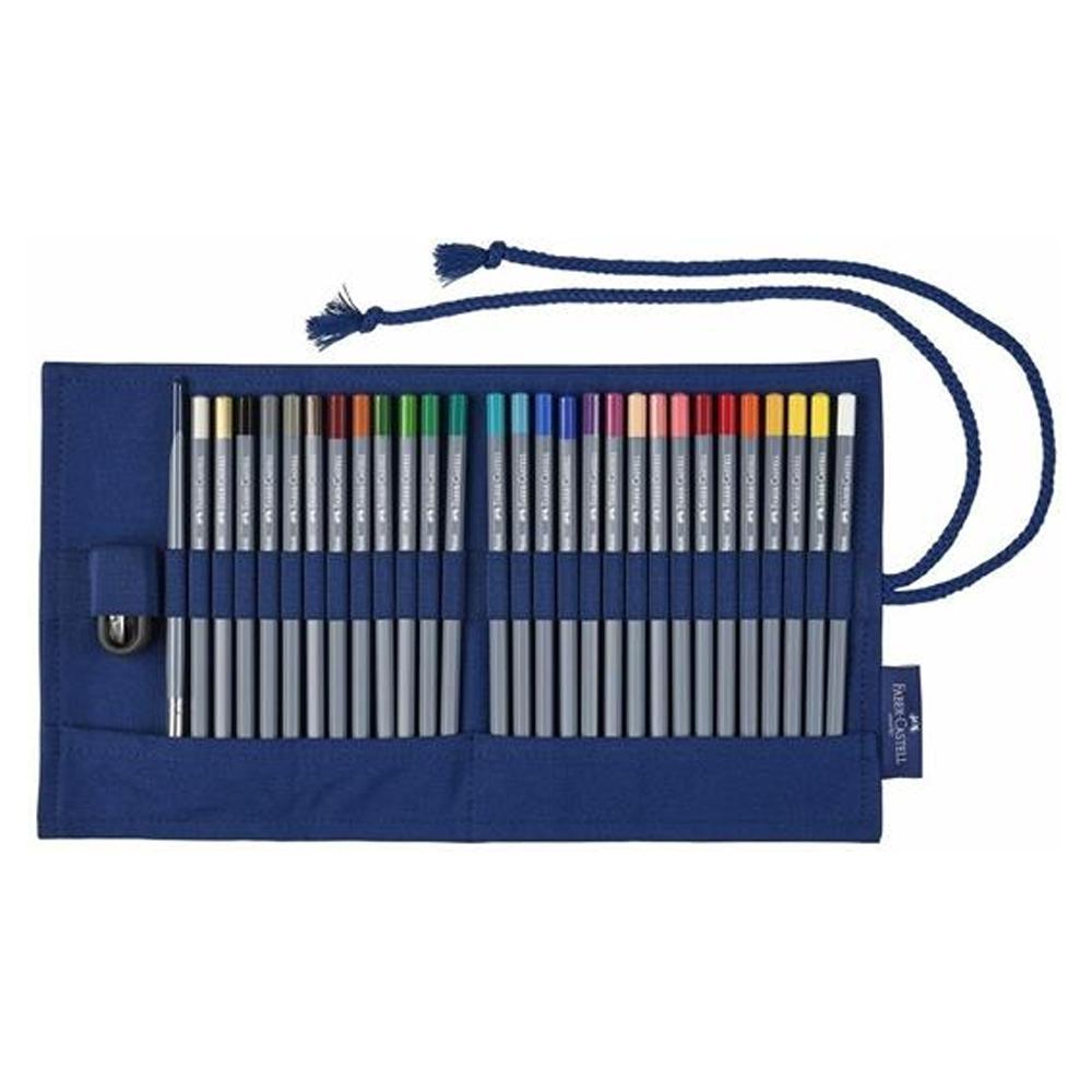ESTUCHE ENROLLABLE 27 LÁPICES GOLDFABER AQUA