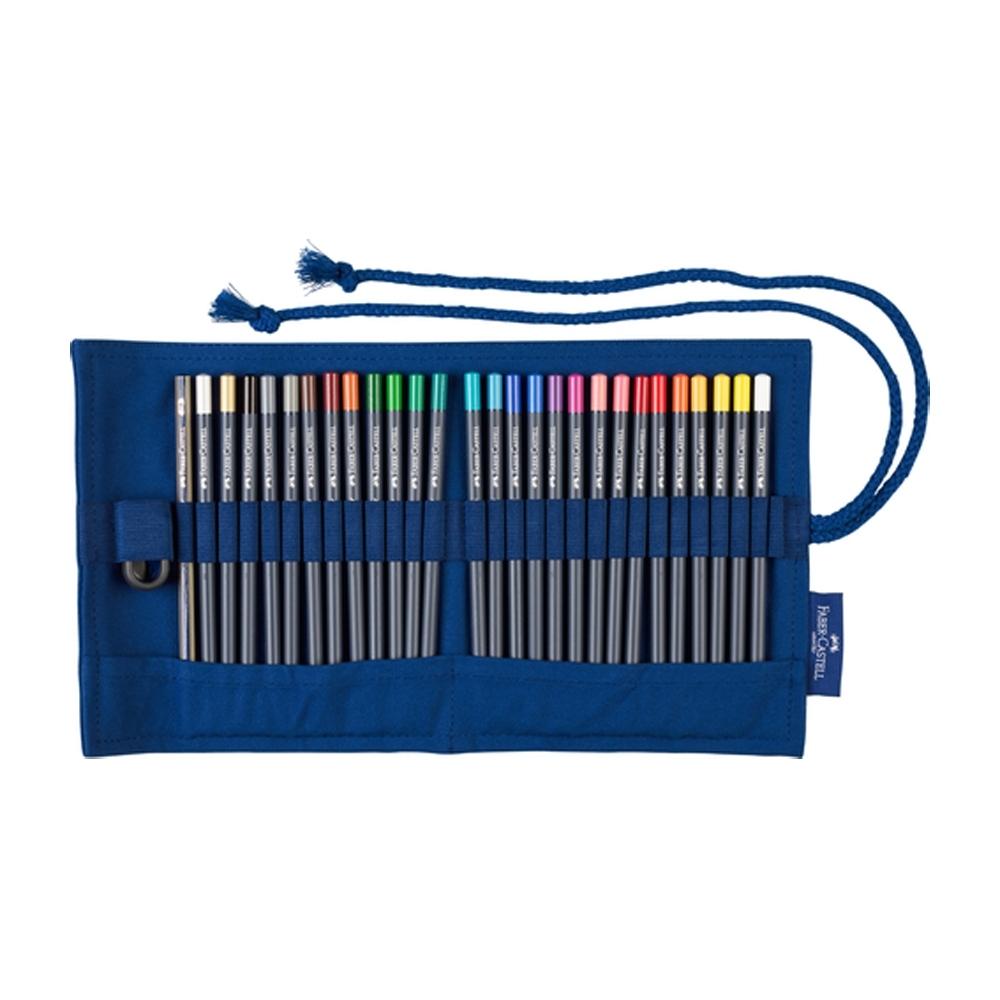 ESTUCHE ENROLLABLE 27 LAPICES DE DIBUJO GOLDFABER