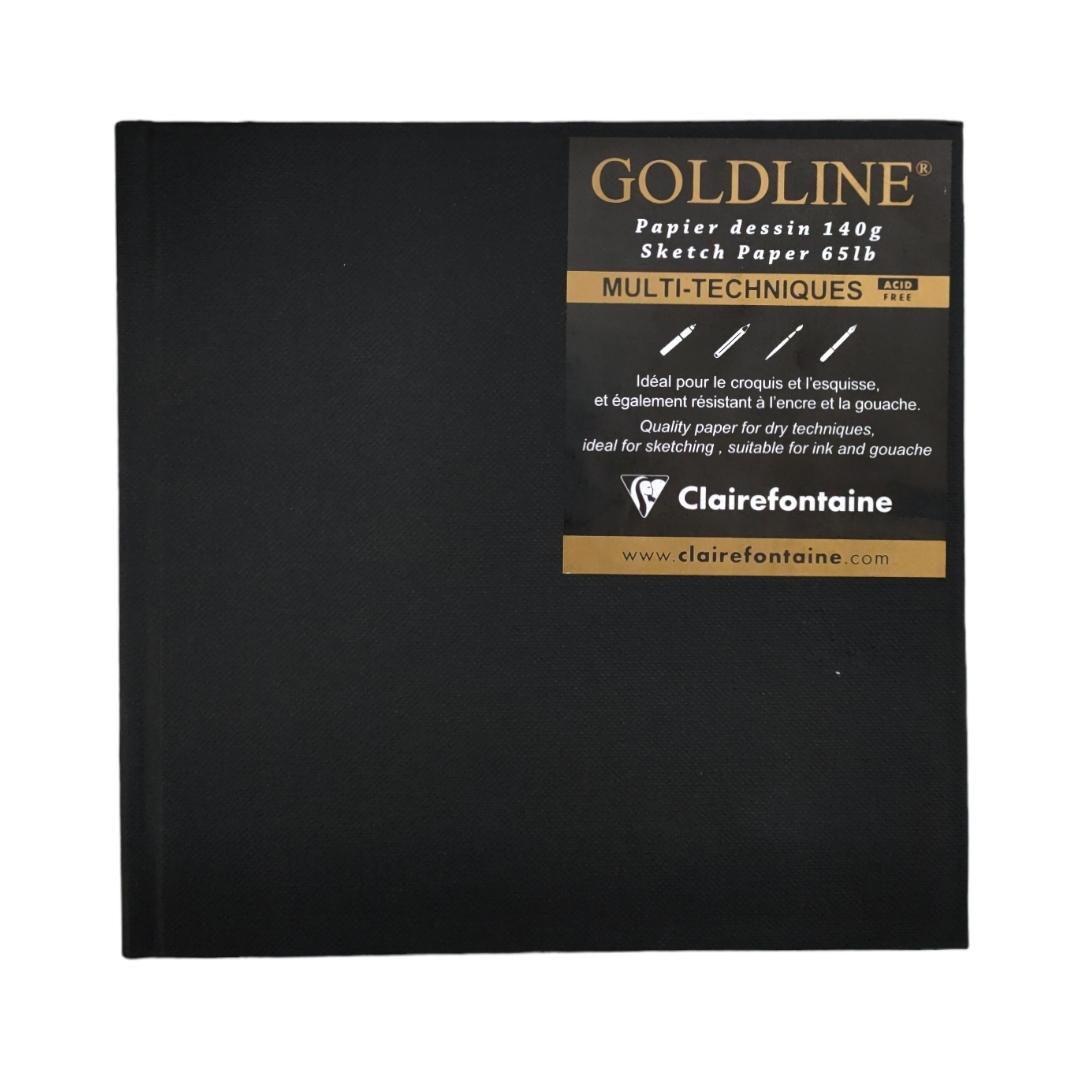 CUADERNO GOLDLINE TAPA RIGIDA ENCOLADO HOJA BLANCA 140GR
