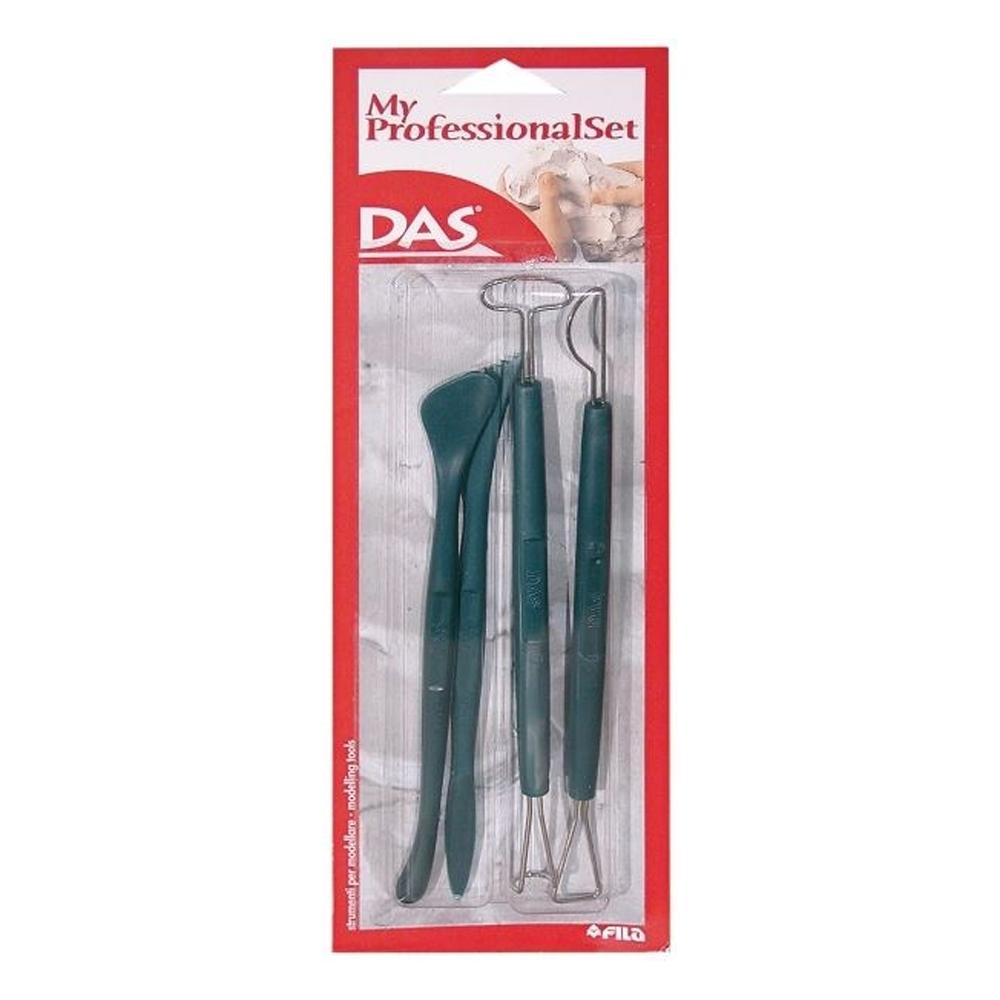 DAS SET UTENSILIOS PARA MODELAR. 2 ESPÁTULAS Y 2 VACIADORES