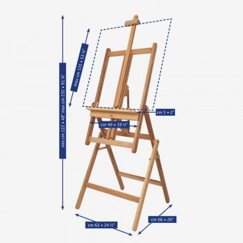 MABEF M/33 CABALLETE HAYA ACEITADA INCLINABLE EN KIT