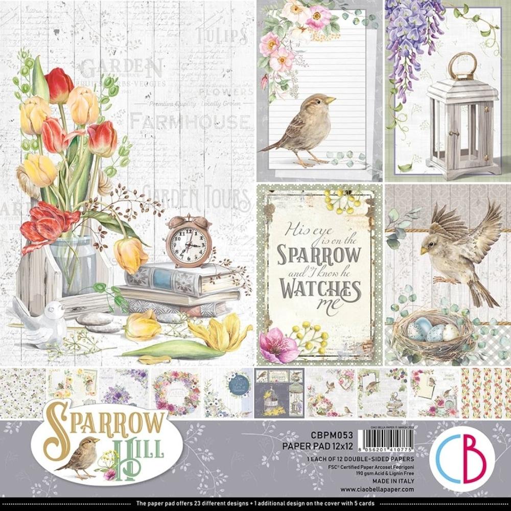 COLECCION SPARROW HILL PAPER PAD 12X12'