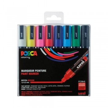POSCA PC-5M/8C ESTUCHE BASIC