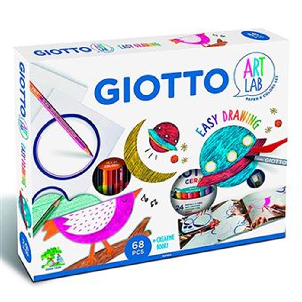 SET GIOTTO DIBUJO FÁCIL 68 PIEZAS