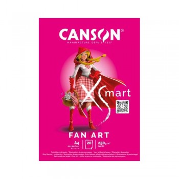CANSON CANXSMART 20F A4 250G FAN ART