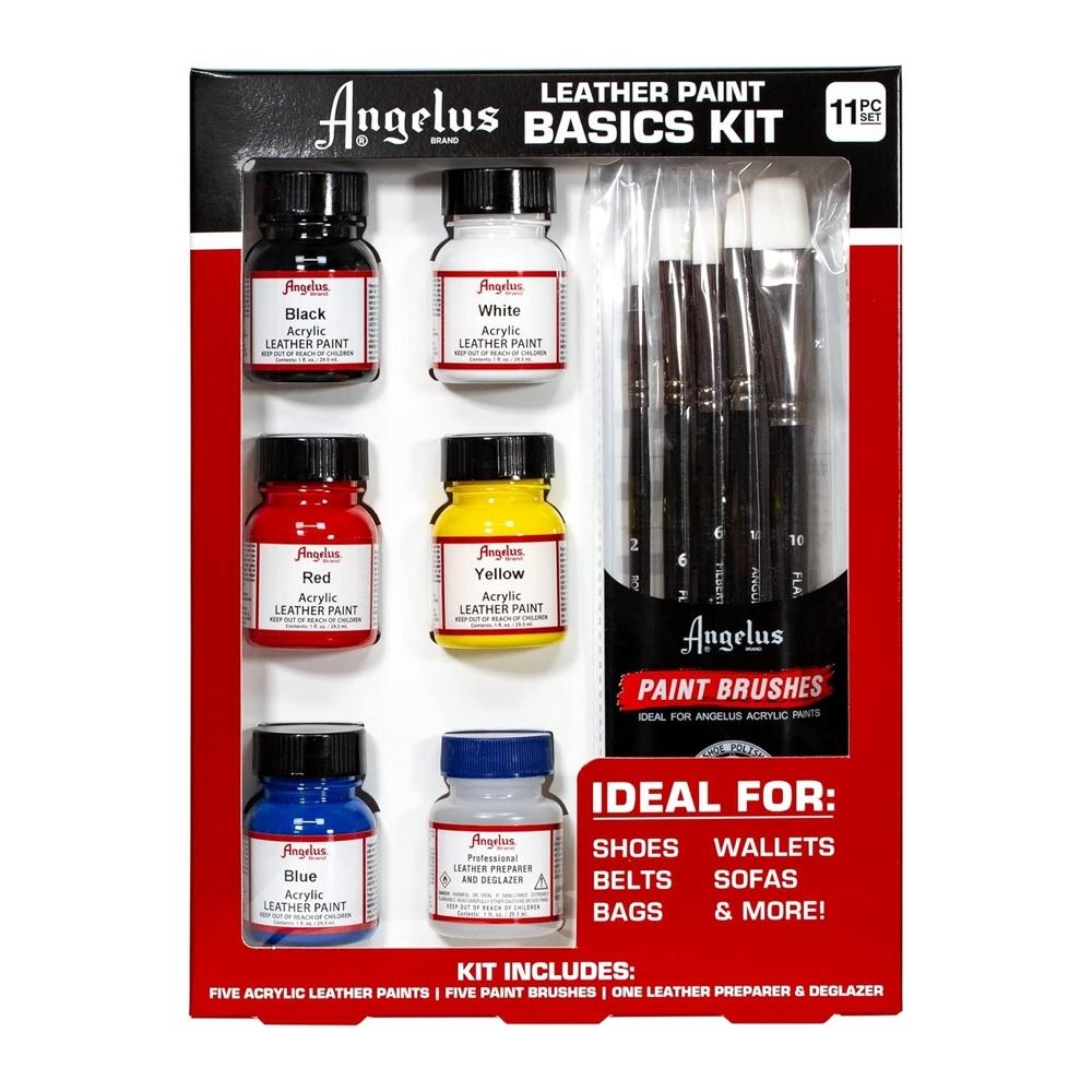 SET PINTURA ANGELUS BASICS 7PZS