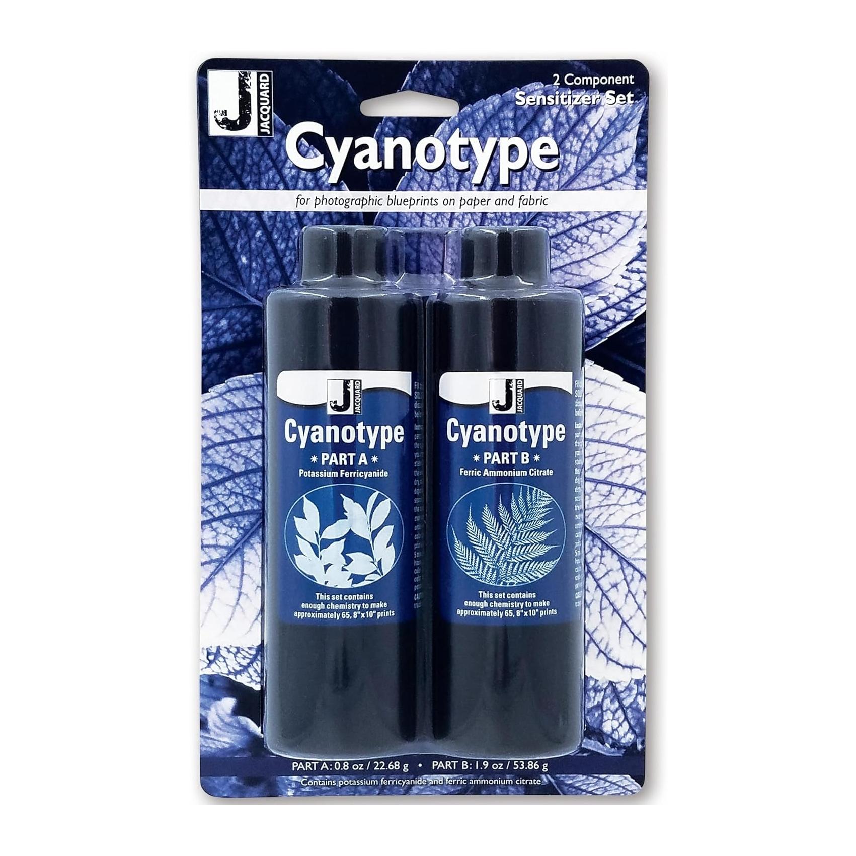 JACQUARD SENSITIZER SET CYANOTYPE, 2 COMPONENTES PARA CIANOTIPOS