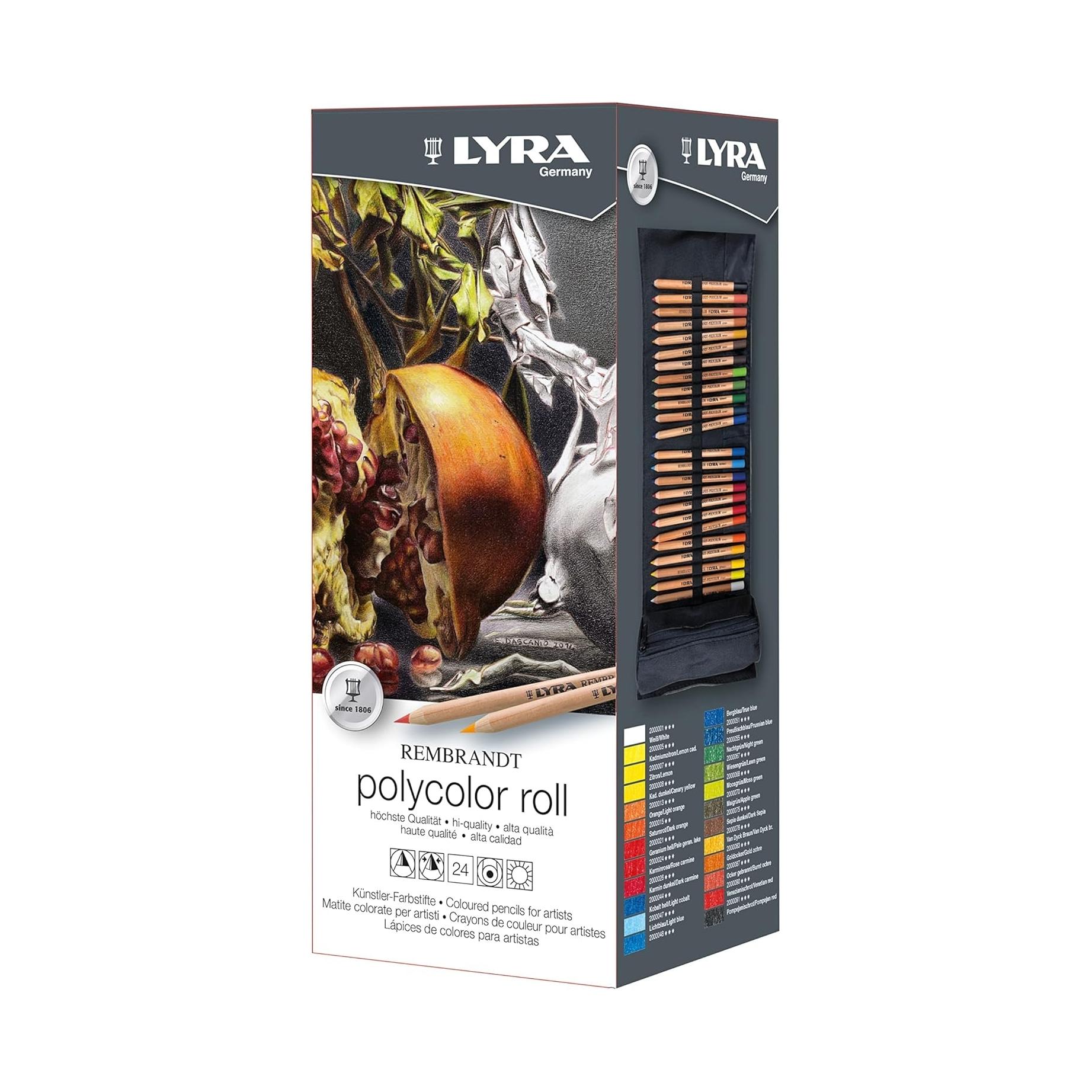 LYRA REMBRANDT POLYCOLOR ROLLO 24 UDS