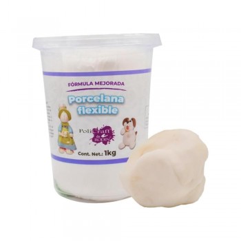 PASTA PORCELANA FLEXIBLE 1KG RODIN