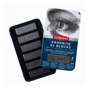DERWENT CAJA BARRAS DE GRAFITO XL 6 UNIDADES (SET 2)