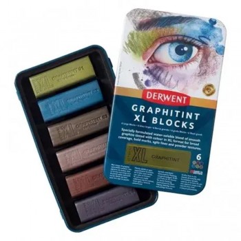 DERWENT CAJA BARRAS GRAPHITINT XL 6 UNIDADES