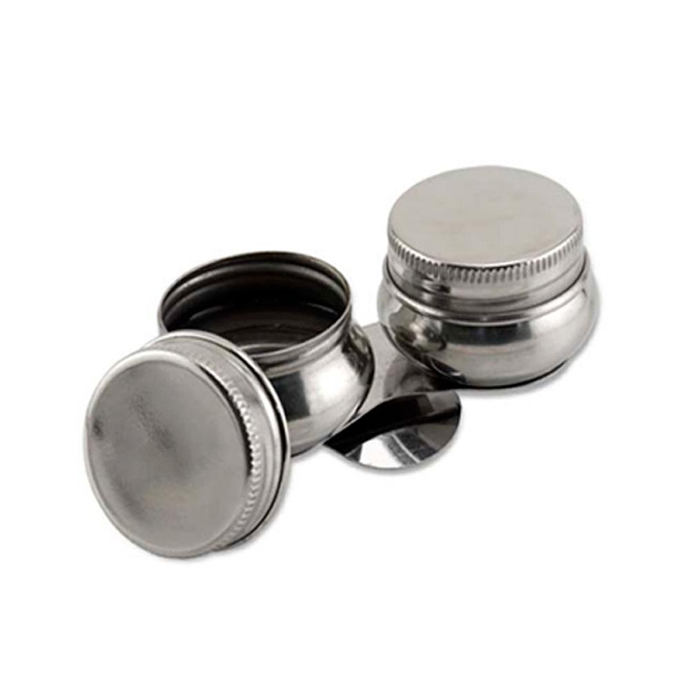 POCILLO METALICO 40MM DOBLE CON TAPA