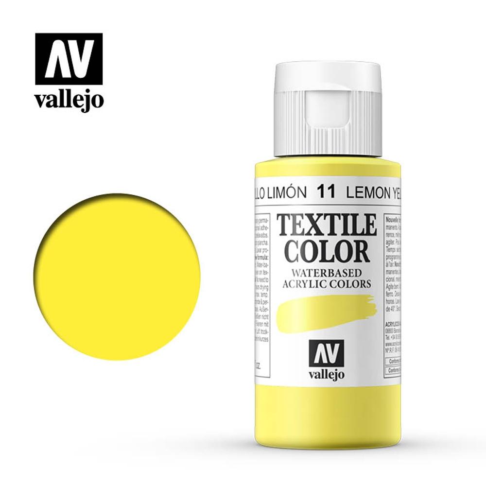 Textil Color 11 Amarillo Limón 60 ml.