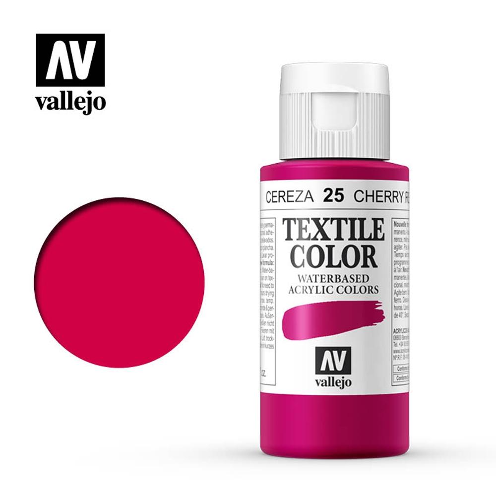 Textil Color 25 Cereza 60 ml.