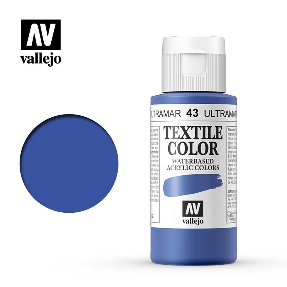 Textil Color 43 Azul ultramar (Opaco) 60 ml
